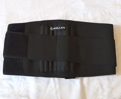 MUELLER Sports Medicine Adjustable Back Brace for Men and Women B300769 - Image 1 of 4