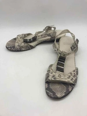 Stuart Weitzman Grey Size 7 Slingback Sandals - Image 1 of 4
