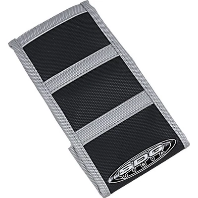 SDG Components 6-Ribbed Seat Cover - Grey/Black - YZ 125/250 95910XKX - Image 1 of 3