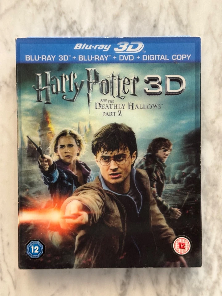 Harry Potter and the Deathly Hallows Part 2 3D & 2D Blu-Ray (See Description) - Image 1 of 1