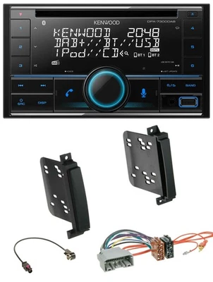 Kenwood CD 2DIN DAB USB MP3 Bluetooth Autoradio für Dodge Durango Jeep Grand Che - Bild 1 von 4