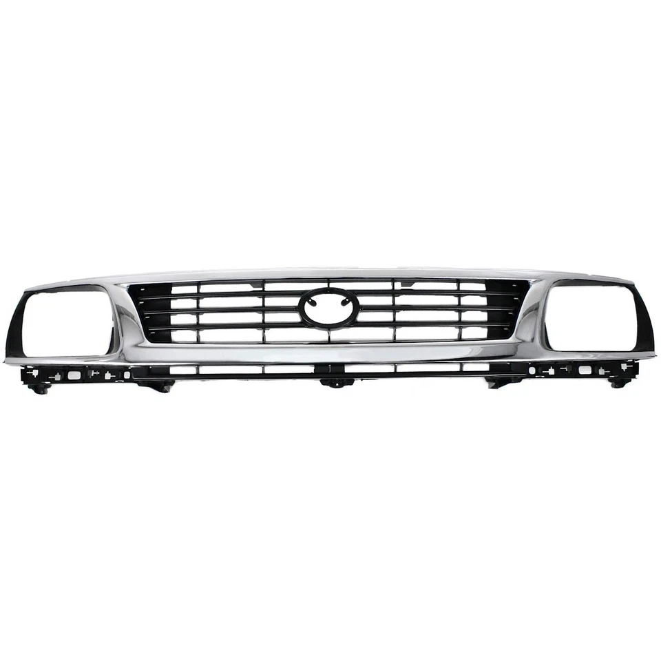 New Front Grille Assembly Chrome Plastic For 1995-1996 Toyota Tacoma TO1200193 Foto 1 de 1