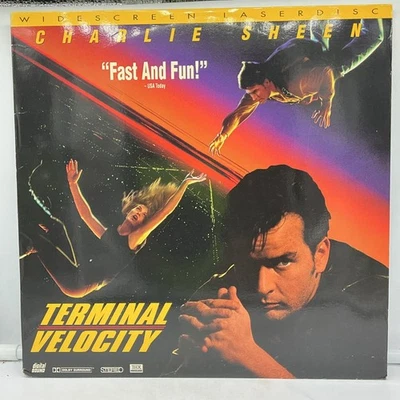 Terminal Velocity (Laserdisc, 1995) Charlie Sheen - Preloved - FREE SHIPPING Foto 1 de 4