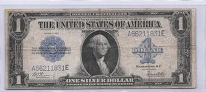 1923 United States One $1 Dollar Horse Blanket Large Silver Certificate - Picture 1 of 2