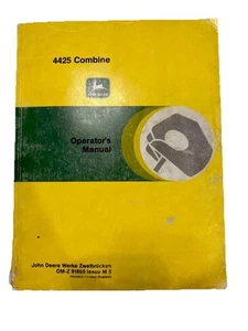 Libro manual del operador John Deere 4425 Combine OMZ91699 - Imagen 1 de 7