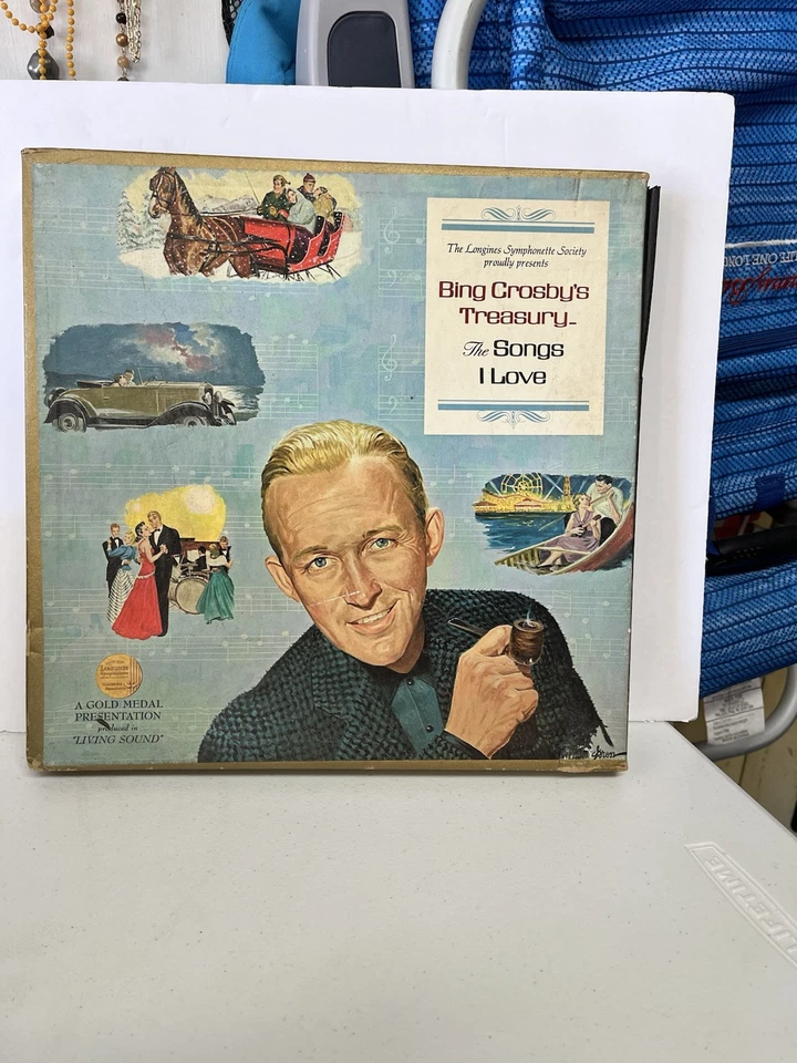 Bing Crosby's Treasury_ The Songs I Love 6 LP Box Set VG, VG+ - Image 1 of 1