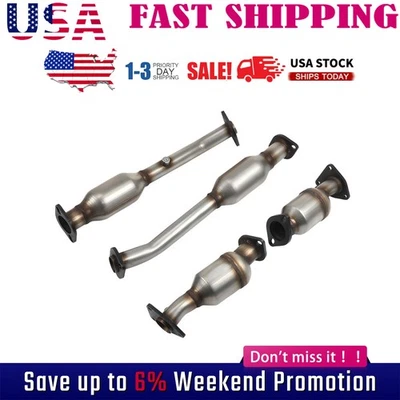 4x convertidores catalíticos EPA para Nissan Pathfinder Xterra Frontier 2005-2018 4,0 L Foto 1 de 4