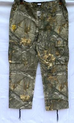 NWT NEW REAL TREE Xtra Realtree Mens Cargo Hunting Camo Pants XL 40-42 - Image 1 of 4