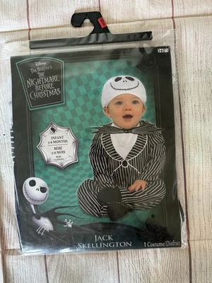 Jack The Nightmare Before Christmas Baby Costume Size 3-6 Months NWT - Image 1 of 4