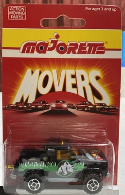 MAJORETTE - MUVERS #291 - 4X4 CHEVY BLAZER NEGRO COCHE FUNDIDO A PRESIÓN Hecho en Francia NUEVO Foto 1 de 4