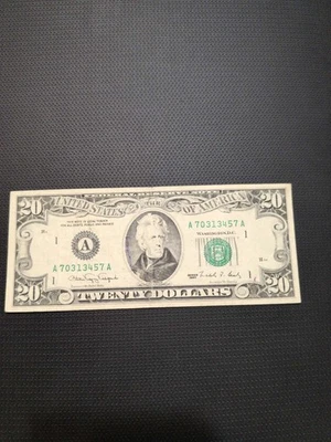1990 20 Dollar Bill Extremely Rare - Image 1 of 4