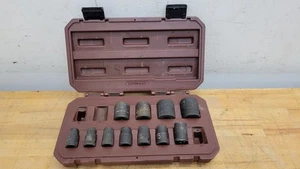 Matco 11 Pc. 1/2" Dr Metric 6pt ADV Impact Socket Set SCPM146V *READ* - Picture 1 of 10
