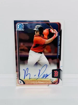 Bowman Chrome Rafael Devers Prospects 2015 automático Boston Red Sox #BCAP-RD Foto 1 de 2