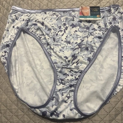 Panty Vanity Fair Talla 10 Iluminación Corte Alto Lavanda Floral Foto 1 de 2