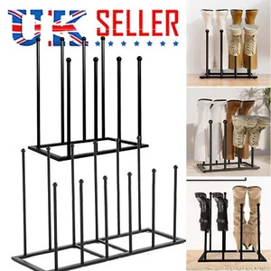 6 Pair Wellington Walking Boot Rack Stand | Wellies Welly Shoes | Indoor/Outdoor - Picture 1 of 15