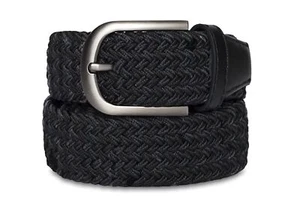 stwees Woven Stretch Braided Elastic Belt for Casual Jeans, Golf Pants, Outdoor - Picture 1 of 7