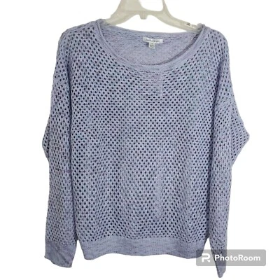 Suéter JohnPaulRichard Tejido Abierto Ligero Top Púrpura Nuevo con Etiquetas Talla Grande Boho Foto 1 de 4