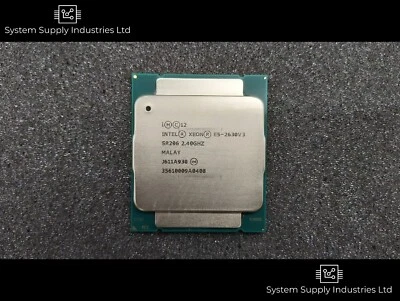 Intel Xeon PROCESSOR CPU SR206 E5-2630 v3 20MB L3 Cache 2.40GHz 8C 8GT/s 85w - Image 1 of 2