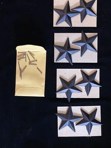 Stahl ausgeschnitten Metall Kunst Dekorationen 2" x 2' Menge 8 - Bild 1 von 8