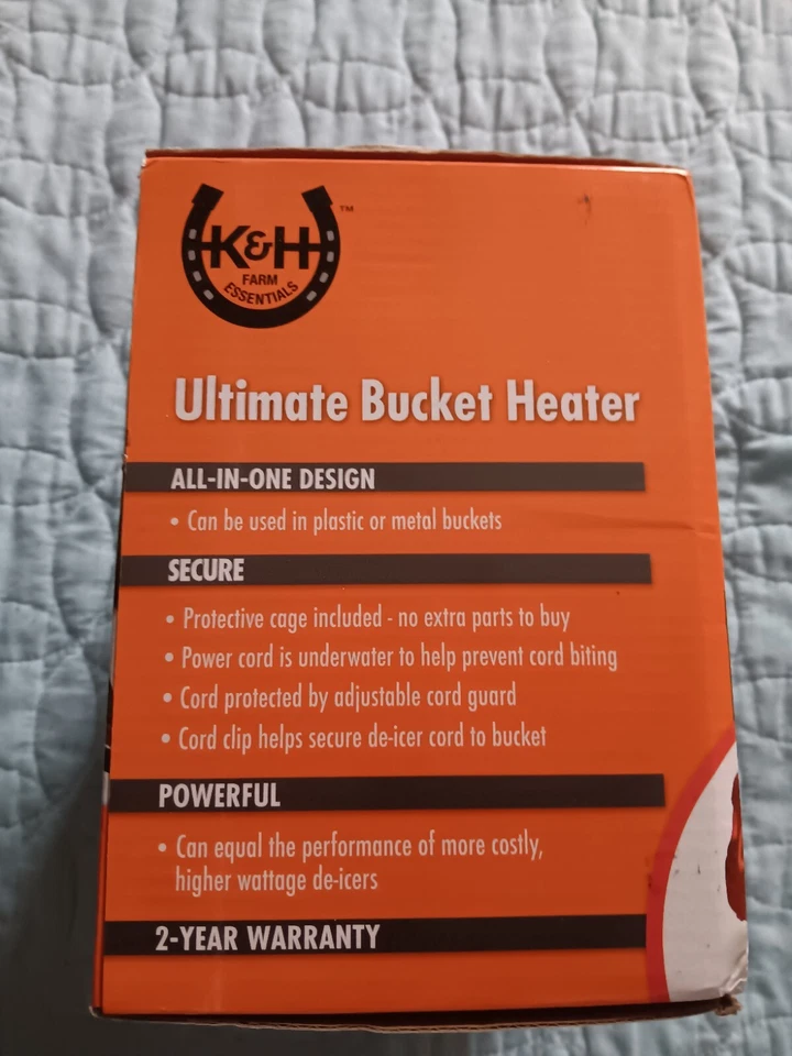 Calentador de cubo para caballos nunca usado nuevo solo abierto para comprobar todo allí  Foto 1 de 4