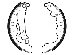 Delphi LS2022 Brake Shoe Set