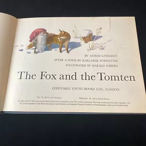 The FOX and the TOMTEN by Astrid Lindgren, Constable Young Rare 1966 1st Ed. HB - Picture 1 of 6