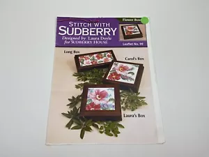 Stitch with Sudberry Flower Boxes Counted Cross Stitch Pattern - Picture 1 of 3