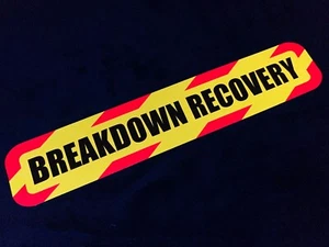 Reflective 30cm BREAKDOWN RECOVERY CHEVRONS Car Van Truck Stickers Reflector - Picture 1 of 5