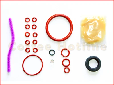 Dichtung O-Ring Miele CVA645 Dichtsatz  Brühgruppe Auslaufstutzen Flowmeter - Bild 1 von 4