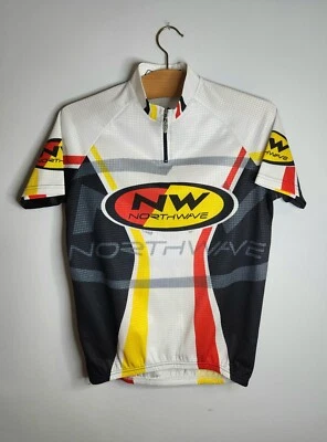 NW Northwave Clothing Cycling Shirt Kit Jersey Top Tee White Black S - Изображение 1 из 4