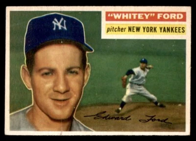 Béisbol Topps 1956 #240 Whitey Ford EX *m2 Foto 1 de 2
