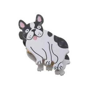 Haarklammer Haarkralle Haarclip Haarschmuck Hund Bulldogge - Bild 1 von 1