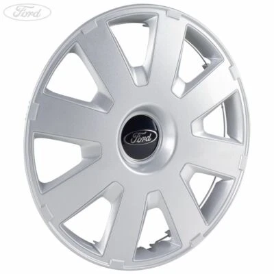 Genuine Ford Focus Mk2 Mondeo Mk3 16" Wheel Trim Silver Single 1317874 - Image 1 of 4