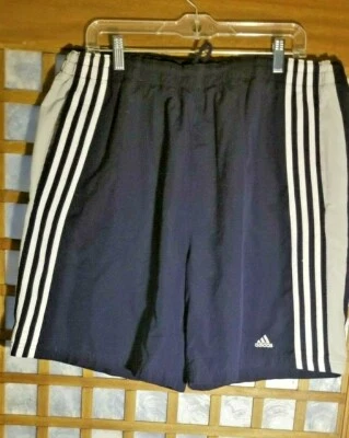 Мужские плавки Adidas темно-синие белые три полоски классический логотип размер XL  - Изображение 1 из 4