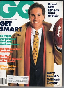Gentleman's Quarterly GQ September 1986 Gary Fencik BRILLIANT CAREER - Picture 1 of 1