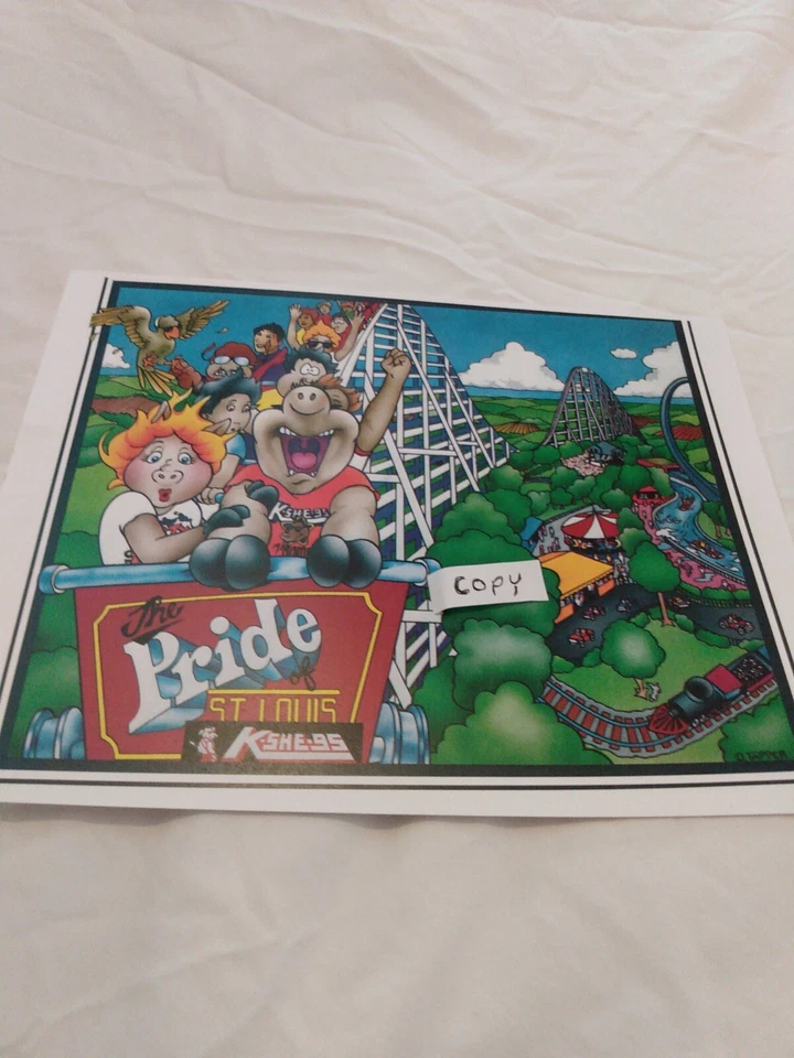 Kshe K-she Copy Of Original  Calendar Picture 8 X 11 On Heavy Card Stock 1986 - Image 1 of 1