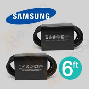 2x Original Samsung Galaxy S24 S23 S22 +/Ultra 5AMP 100Watt 6ft USB-C Cable - Picture 1 of 4