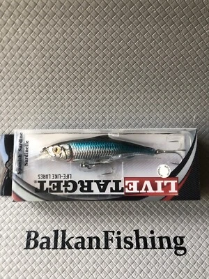 Live Target Sardina Española SPJ105S Color: Azul Plateado N931 Jerkbait Foto 1 de 3