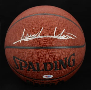 Isiah Thomas SIGNED I/O Basketball Detroit Pistons PSA/DNA HANDSIGNIERT HOF  - Bild 1 von 3