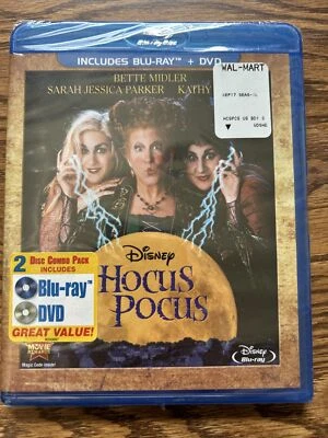 Hocus Pocus Blu-Ray | Brand New Sealed | Disney Bette Midler DVD - Image 1 of 2