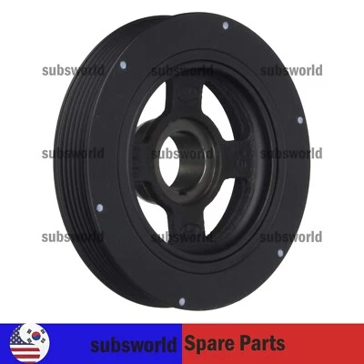 GENUINE 231243C201 Crankshaft Damper Pulley fits Hyundai Sonata 2006-2010 Foto 1 de 4