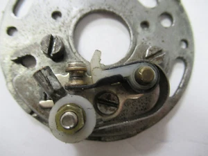 Placa de puntos de tiempo de encendido Lucas BSA Triumph original vintage usada - Imagen 1 de 4