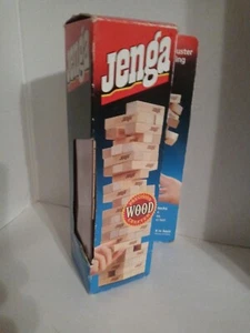 Vintage 1986 Jenga Holzblock Spiel Milton Bradley USA  - Bild 1 von 4