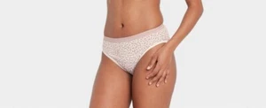 Auden Panties Briefs Womens XS Leopard Print High Cut A1020 - Picture 1 of 2