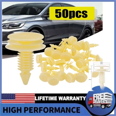 50 piezas clips de retención de panel de moldura de puerta delantera 10153057 para Oldsmobile Cutlass GM Foto 1 de 4