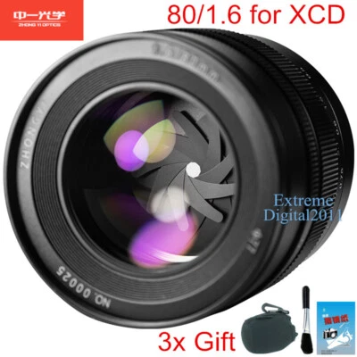 Zhongyi Mitakon 80mm F1.6 Lens for Hasselblad XCD X2D 100 X1D 50C II Camera - Image 1 of 4