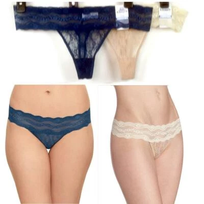 B.tempt'd By Wacoal 蕾丝吻丁字裤 选择尺寸和颜色 全新 970182 — 第 1/4 张图片