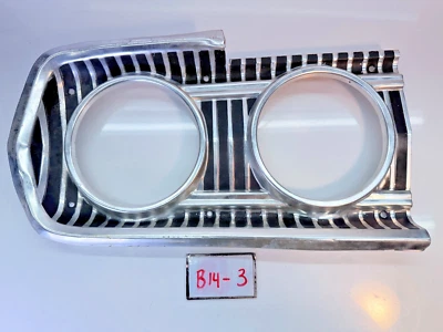 OEM 1965 Dodge Coronet 500 Deluxe 440 LH Faro Bisel Moldura R/T B14-3 Foto 1 de 4