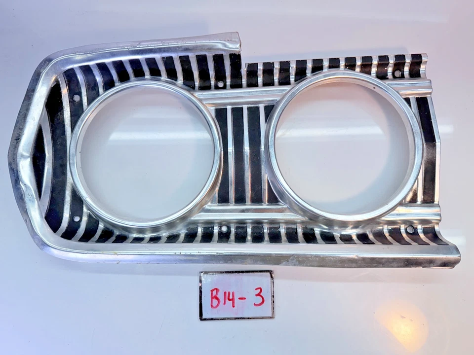 OEM 1965 Dodge Coronet 500 Deluxe 440 LH Faro Bisel Moldura R/T B14-3 Foto 1 de 4