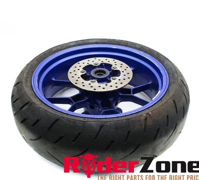 2004 - 2008 APRILIA RSV1000R REAR WHEEL BACK RIM BLUE BRAKE ROTOR STRAIGHT STOCK - Image 1 of 4